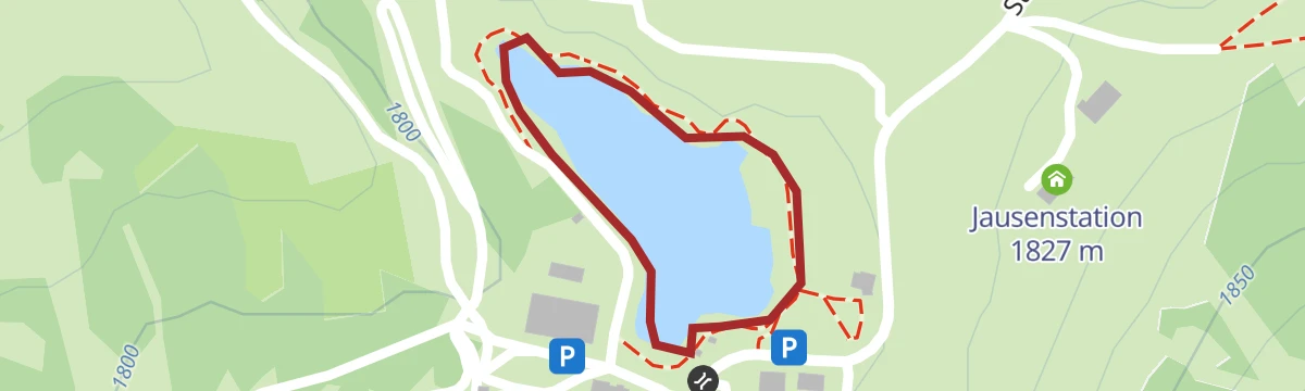 Route map: Laghetto Naturale PS